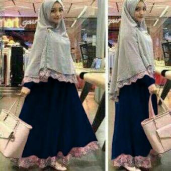 SR Collection Bella 2in1 Maxy Dress - Navy  