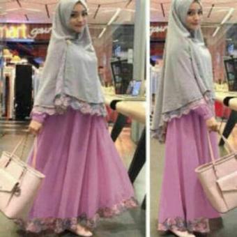 SR Collection Bella 2in1 Maxy Dress - Pink Dusty  