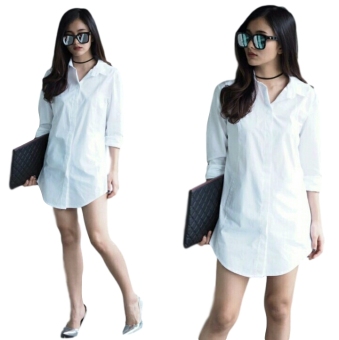 SR Collection Sinta Shirt - Putih  