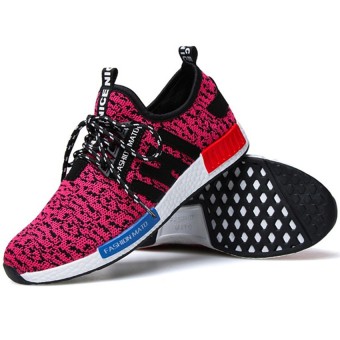 SRZ New Syle Couple's Fashion Breathable Casual Shoes&Mesh Shoes(Pink) - Intl  