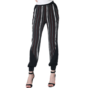 Striped Casual Women's Harem Pants (Plus Size Available) - intl  