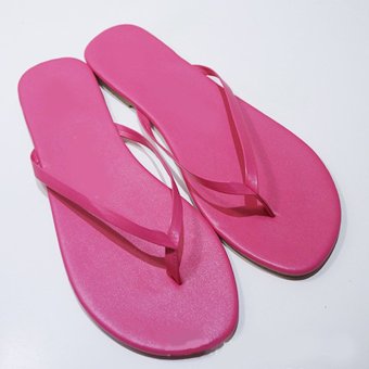 Stylish 1x Pair Ladies Flip Flops Flat Rose Sandals Thongs  