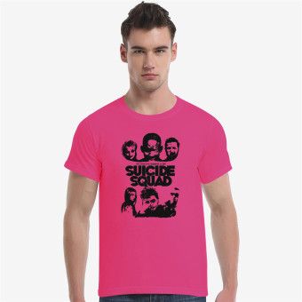 Suicide Squad Cotton Soft Men Short T-Shirt (Rose)   