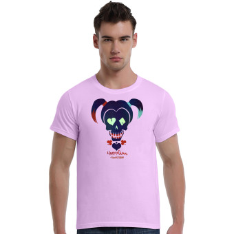 Suicide Squad Harley Quinn Cotton Soft Men Short T-Shirt (Pink)   