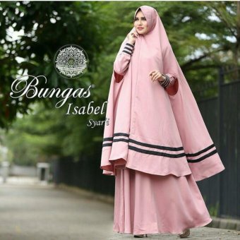 Suki Dress Maxi Hijab Isabel - Pink DW  