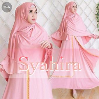 Suki Dress Maxi Hijab Syahira - Pink DW  