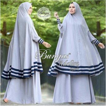Suki Dress Muslim Adalira Syari'I - Grey  