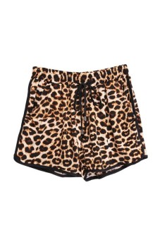 Summer Leopard Print Shorts Leopard (EXPORT)  