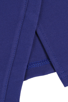 Sunweb Zeagoo Ladies High Waist Slim Stretch Side Split Pencil Skirt (Blue)  