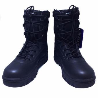 Survival Bates Sepatu Taktikal Shoes Boot Tactical - Hitam  