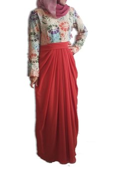 Suvarna Alona Dress - merah  