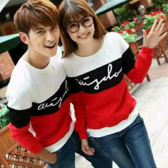 Sweater Couple H~Shico WISDOM ( Merah )  