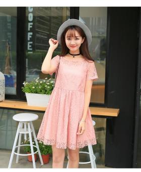 Sweet Lace Maternity Mother Nursing Dress Summer Fashion Breastfeeding Clothes for Pregnant Women Breast Feeding Wear?pink ? - intl  