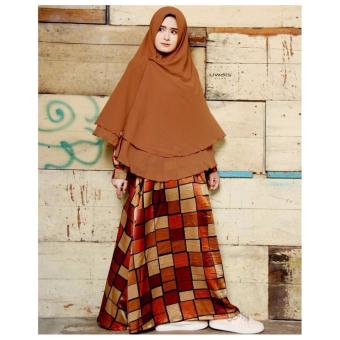 Syila Dress by Uwais Hijab [brown]  