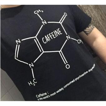 T-Shirt Kopi Caffeeine Molecule  