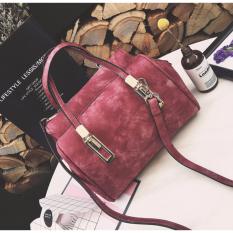 Tas Branded Wanita - Sling Bags - PU Leather - Red - 1505