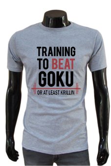 The Dragon Ball Training To Beat Goku - Krillin Cotton T-shirt  
