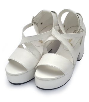 The Queen Shoen High Heels - White  