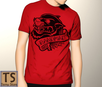 Tismy Store Kaos Bulldog - Merah  