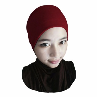 Toko Lagita Hijab Ciput Arab - Merah Marun  