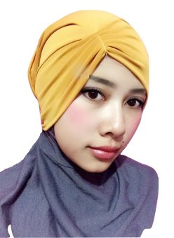 Toko Lagita Hijab Ciput Risty - Kuning Mustard  