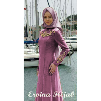 TOKOKU Set 2 in 1 Ewina Hijab - AY (Dusty Pink)  