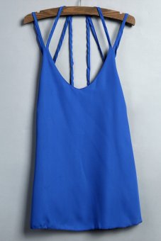 Toprank Tops Women Sexy Casual Camisole Spaghetti Strap Tops Sleeveless Vest  