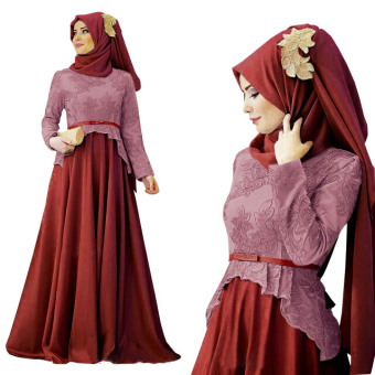 Trend Baju - Maxi Jersey Kaos Florencia Uk L - Magenta  