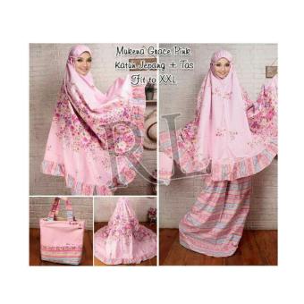 trendshopee Mukena Katun Jepang Grace [PINK]  