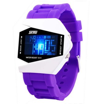 Twinklenorth Men's Purple Silicone Strap Watch K987Q-22  