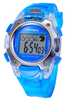 Ufengke Men Blue Plastic Strap Watch UF-WSN026D  