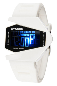 Ufengke Men's White Rubber Strap Watch Uf-Wsn020D  