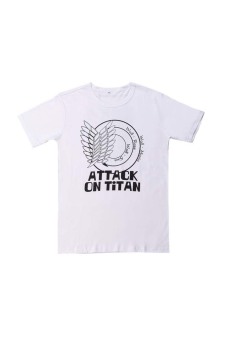 Ufosuit Attack on Titan Freedom Wings Short Sleeve T-Shirt (White)  