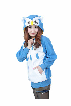 Ufosuit Costume New kigurumi Owl hoody cosplay Sweater For Party -Blue - Intl  