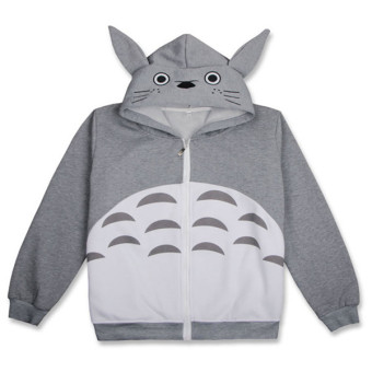 Ufosuit Hot Anime Totoro Gray Jacket Casual Style for Men/Women - intl  