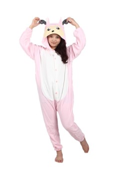 ufosuit Pink Sheep Kigurumi Onesie Animal jumpsuit For Halloween –Pink  