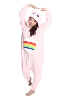 Ufosuit Rainbow Bear Kigurumi Onesie Pink  