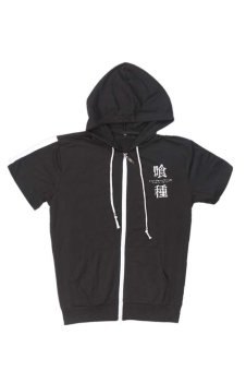 Ufosuit Tokyo Ghouls Short Sleeve T-Shirt Hoody (Black)  