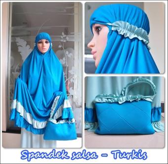 Ukhuwah Mukena Spandek Premium Salsa -Turqish  