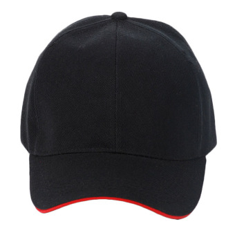 Unisex Plain Baseball Sport Cap Blank Curved Visor Hat Black  