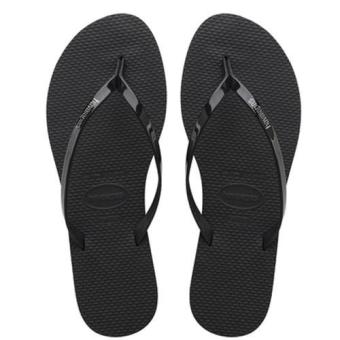 Upgraded Version Havaianas Women's Slim Filp Flop Beach Shoes Slipper For Unisex Christmas Gift Birthday Present Black - intl  