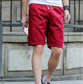 UR Men's casual shorts Red - intl  
