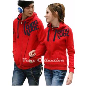 Vanz Collection - Jaket Couple Qing - Merah Hitam  