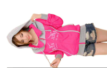Vrichel Collection - jaket wanita hoodie (fanta)  