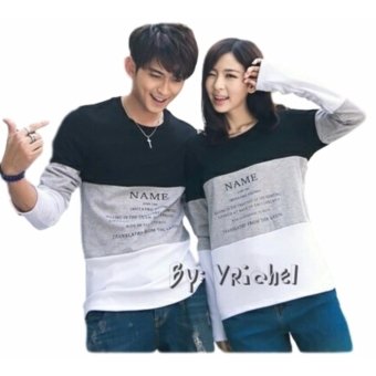 Vrichel Collection Sweater Couple Name (Hitam)  