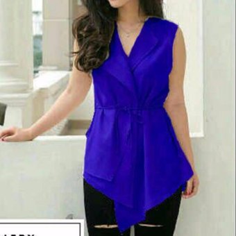 WinKin - Blouse Keta - Biru Benhur  