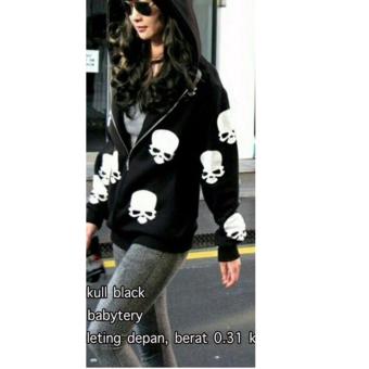 WinKin - Jaket Skull - Hitam  