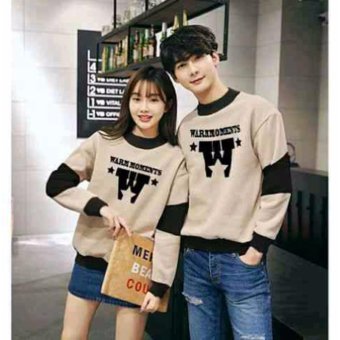 WinKin - Sweater Couple Warm - Mocha Hitam  