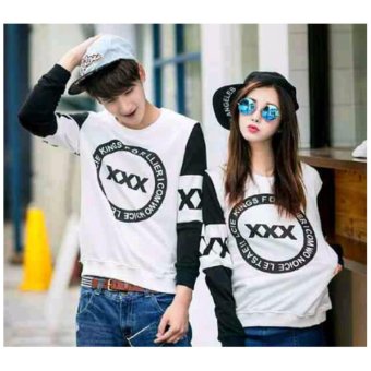 WinKin - Sweater Couple X - Putih  