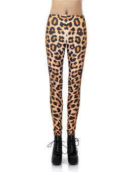 Woman Abstract Leopard Digital printed leggings - intl  